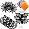 3 Sets Suncatchers Kid Craft with Tissue Papers Stained Glass Effect - 9 Cutouts (Halloween)